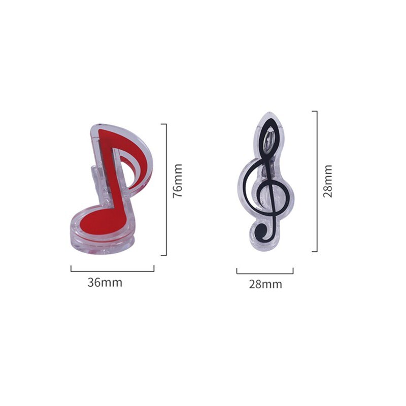 Libro de música de Piano divertido, hoja de papel, soporte de nota Musical de plástico, carpeta para Piano, guitarra, violín, Clips de notación Musical, 1 ud.
