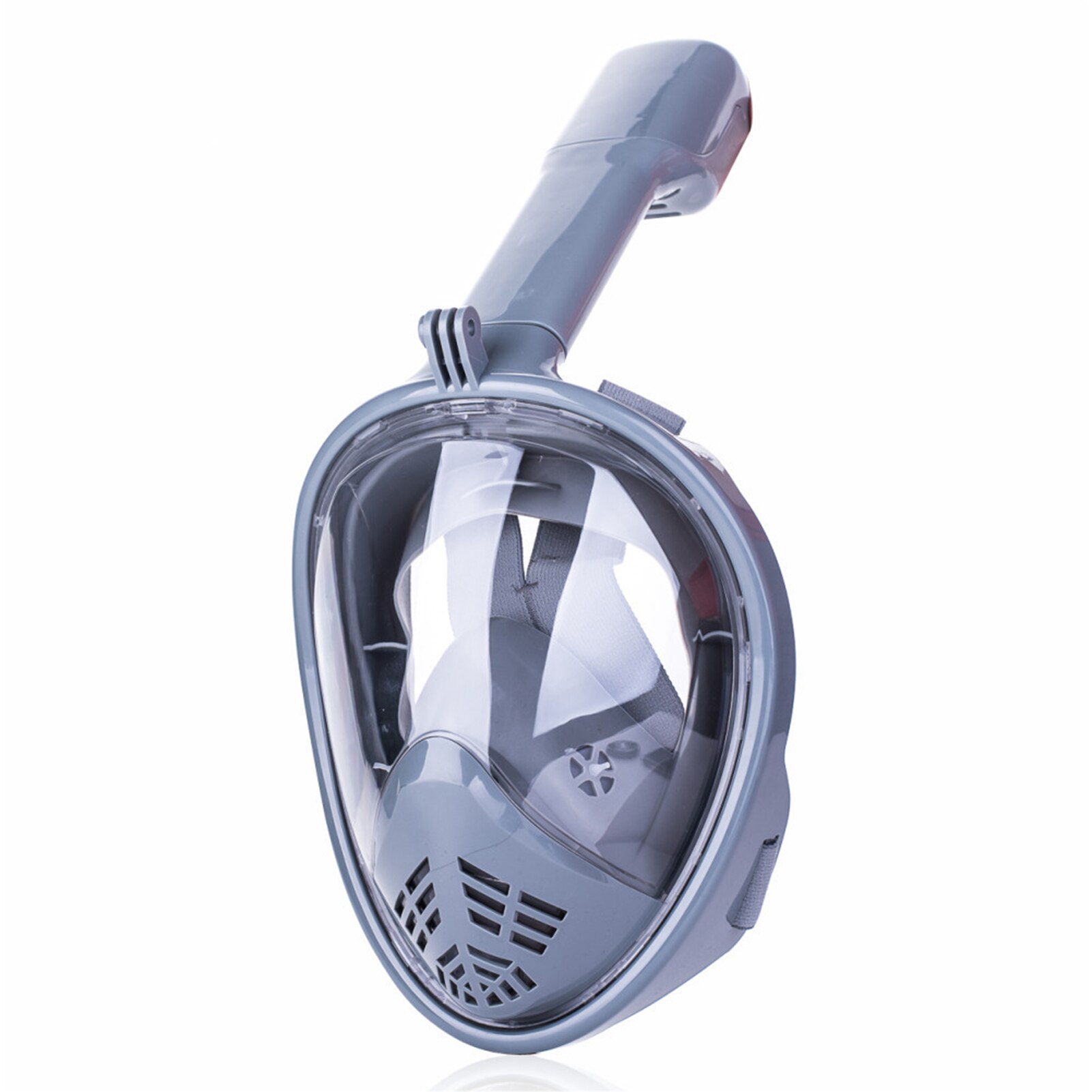 erwachsene Volle Gesicht Schnorcheln Anti-Nebel Gesicht Protector Unterwasser Tauchen Gesicht Maske Für Schwimmen Schnorchel Maske Set Neue: Light Grey / S/m