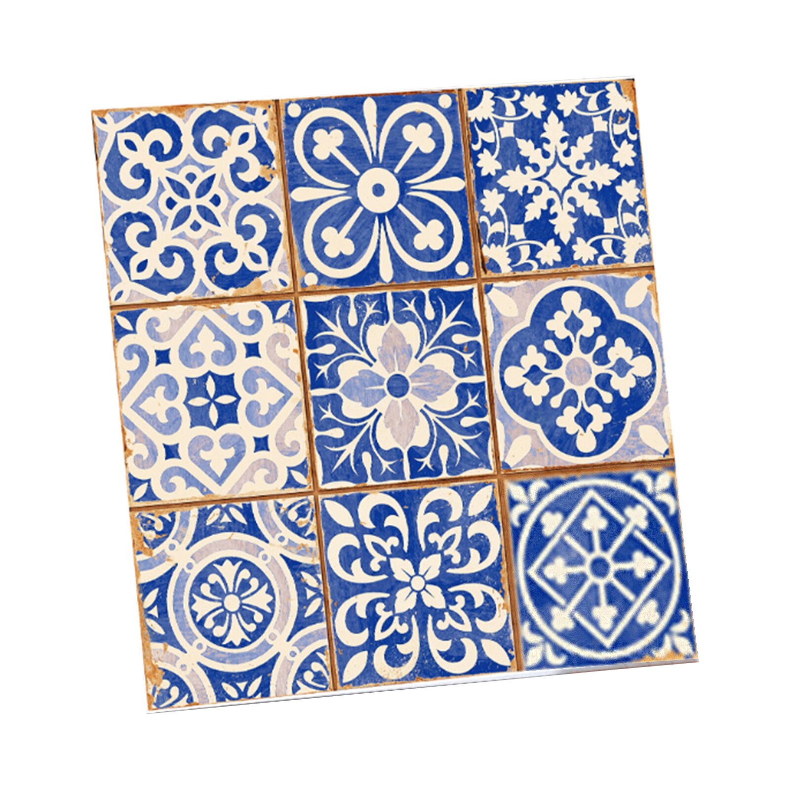 Morocco Bathroom Self Adhesive Mosaic Tile Sticker Waterproof Kitchen Backsplash Wall Sticker Home Decoration DIY Nordic Modern: Gray