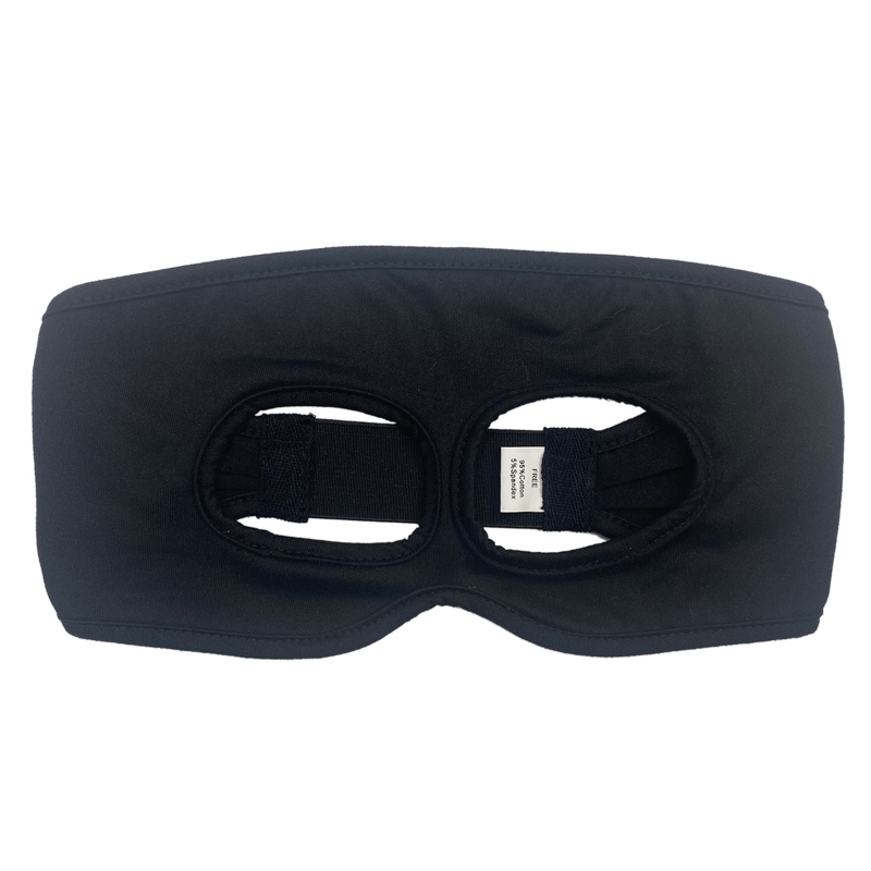 VR Eye Mask Face Cover VR Fine Workmanship Sweat Band VR Eye Covers Pads 101A: black