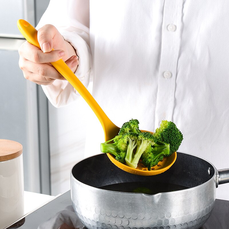 Ensemble d'ustensiles de cuisine en Silicone, résistant à la chaleur, spatule sur le bâton, pelle, ustensiles de cuisine, Gadgets, accessoires