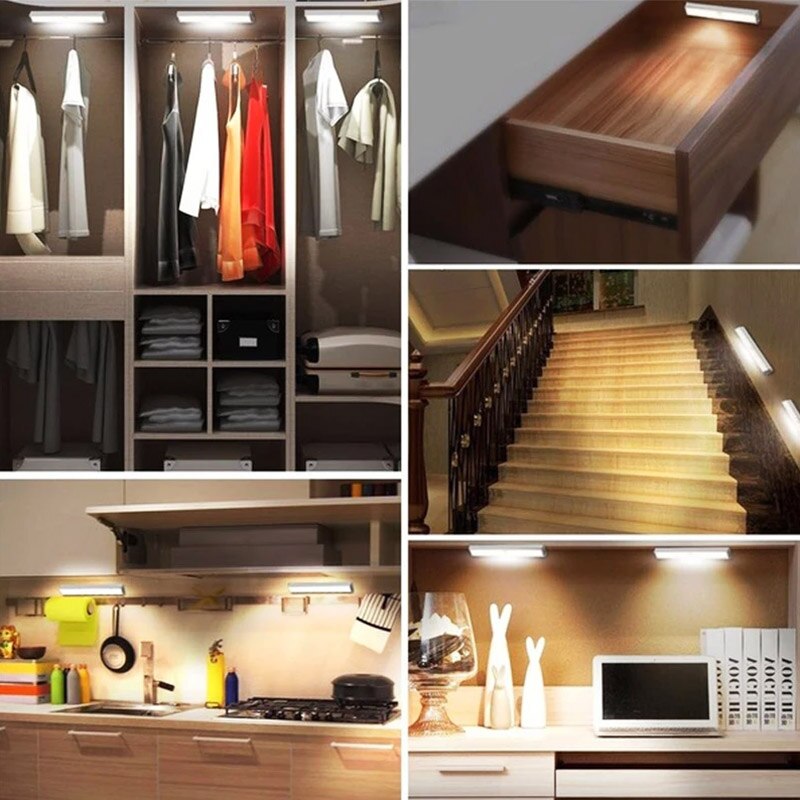 LED Wireless Induction Lamp LED Closet Light PIR Motion Sensor Light Motion Sensing LED Light