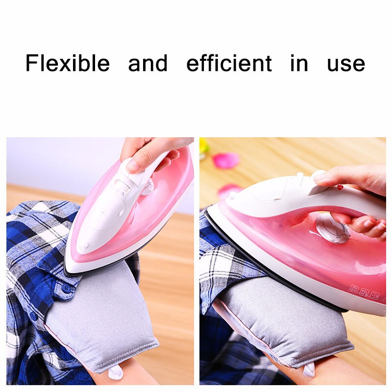 1pc à main Mini coussin à repasser manchon support de Table à repasser résistant à la chaleur gant pour vêtements vêtement vapeur fer Table support