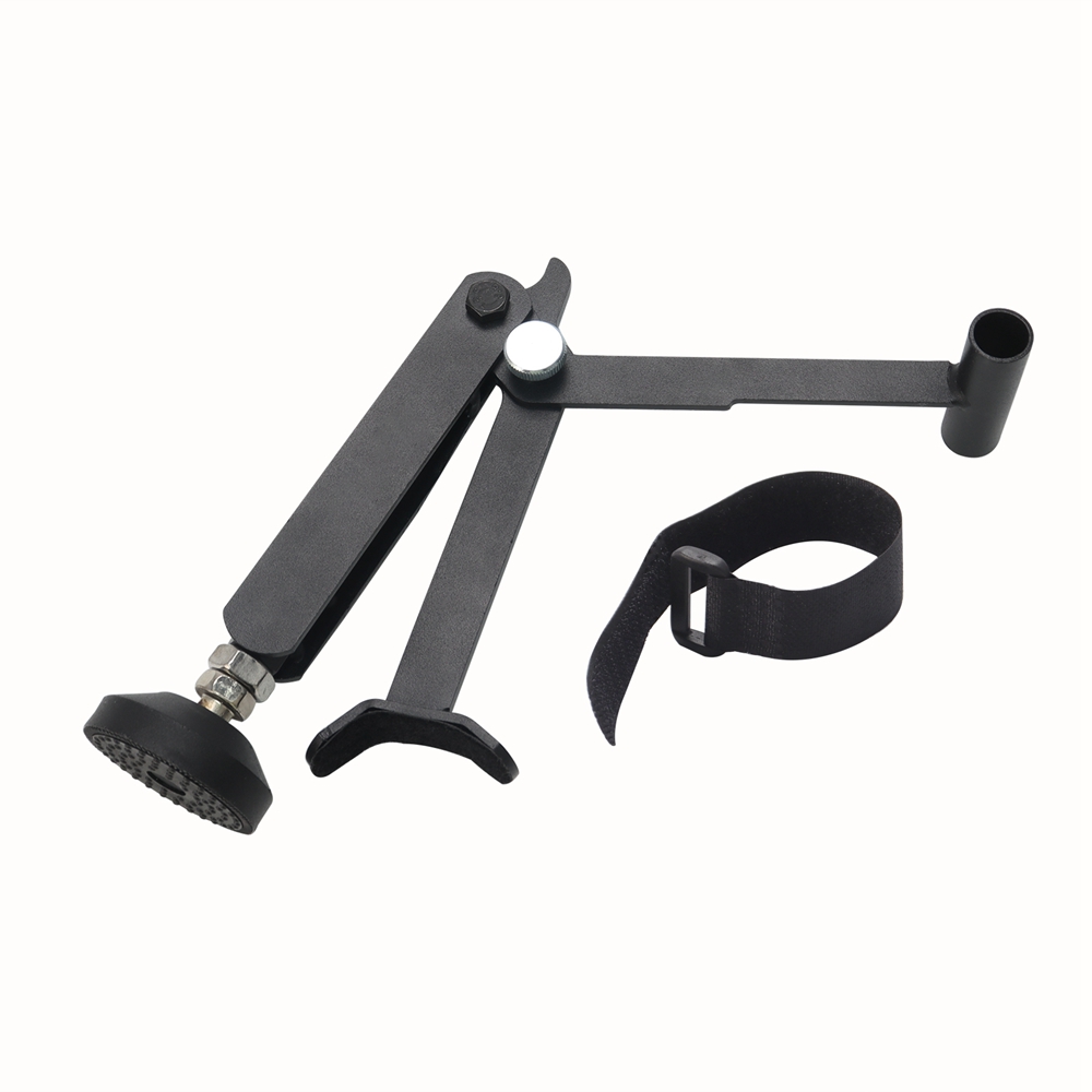 Opvouwbaar hefframe voor motorfietsen, opvouwbare zware hefstandaard, stabiel kraanframe voor motorfietsen met verbeterde armleuningen.