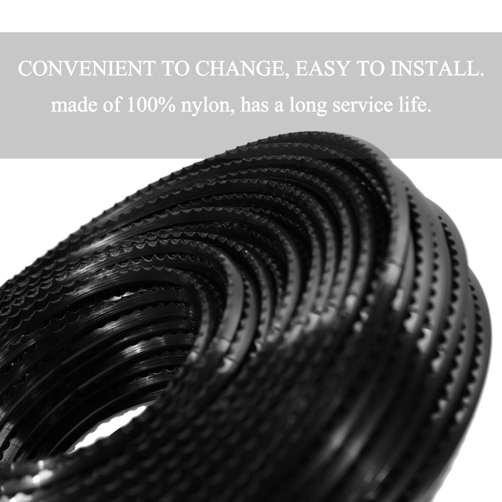 3.0Mm 60 Meter Professionele Fijne Nylon Zaagtand Trimmer Touw Bosmaaier Strimmer Lijn Maaien Draad Grasmaaier Tool