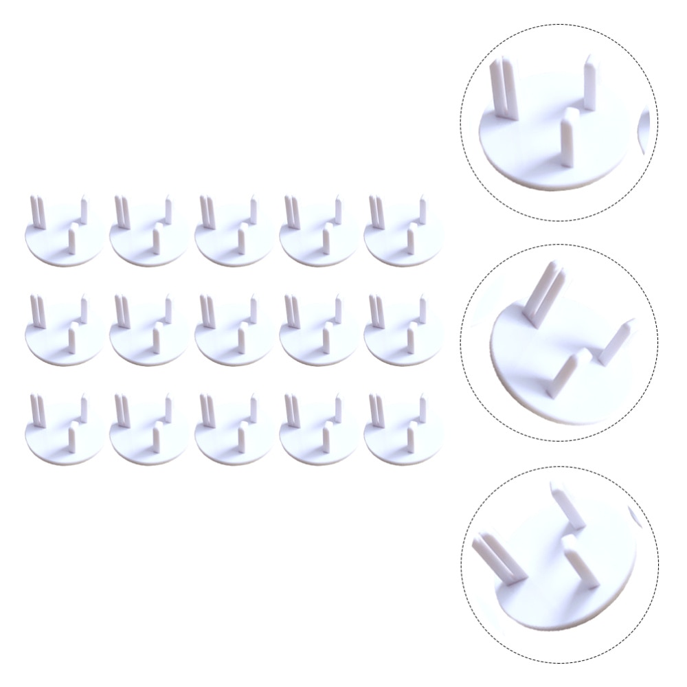15pcs UK Standard Plug Cover Electric Shock Protector Socket Protection Cover