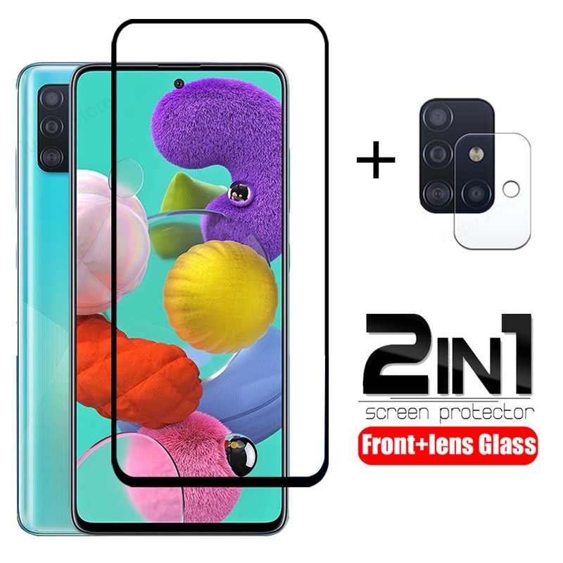 Gehärtetem glas für samsung A51 A71 A52 A72 eine 51 a31 a21s glas kamera objektiv bildschirm schutzhülle für samsung galaxy a71 A51 glas