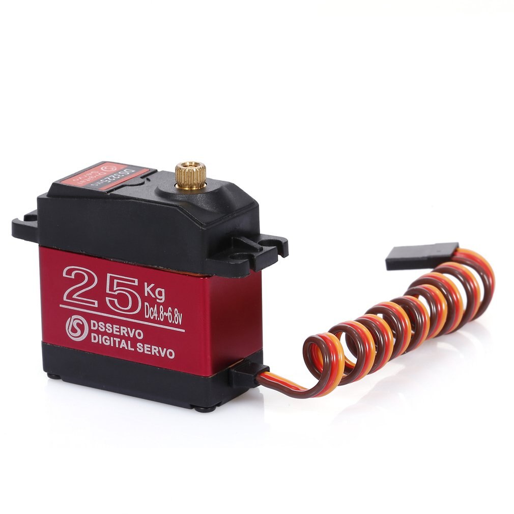 Ds3225Mg Waterproof Digital Servo 180 Degree Red Orange Brown Line Sequence Speed Control Brushed Esc Dual Mode