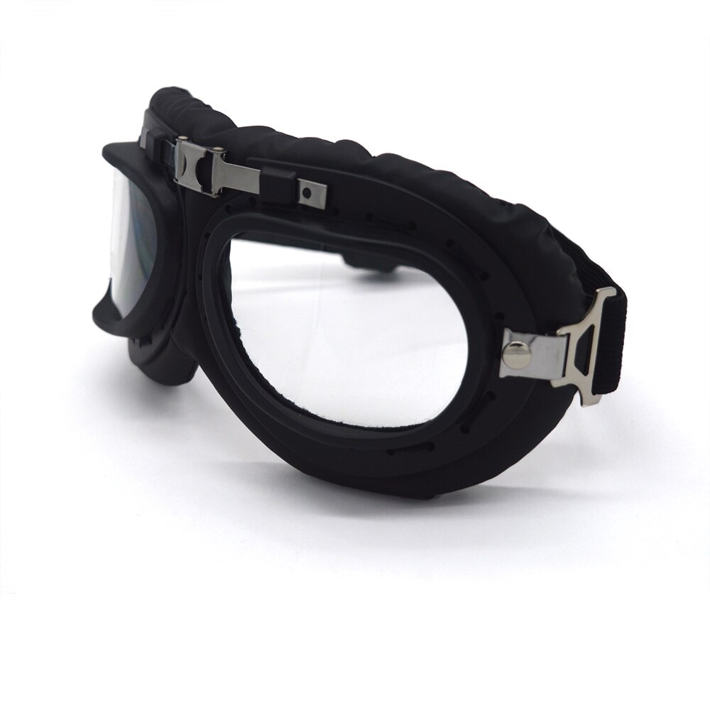 Lunettes de moto Vintage universelles pour pilote, pour Scooter, casque, pour Harley
