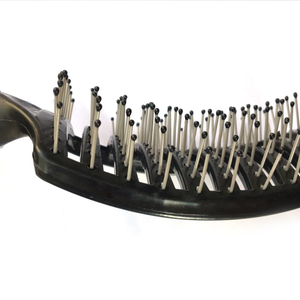 Grote Haarborstel Ontwarren Haar Massage Relax Hoofdhuid Kam Met Varkenshaar Nylon Vrouwen Salon Nat Krullend Kappers Beauty Styling Gereedschap