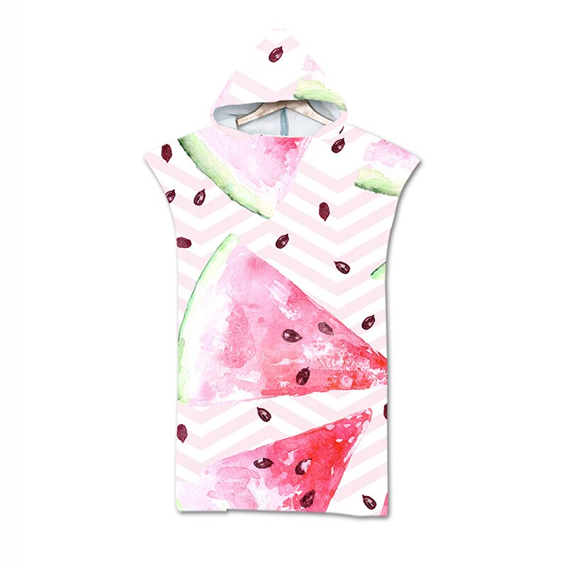 Outdooor Mikrofaser Schlecht Handtuch Kleid Mit Kapuze Surfen Erwachsene Strand Badeanzug Gedruckt Schwimmen schnell trocken Sport Mantel