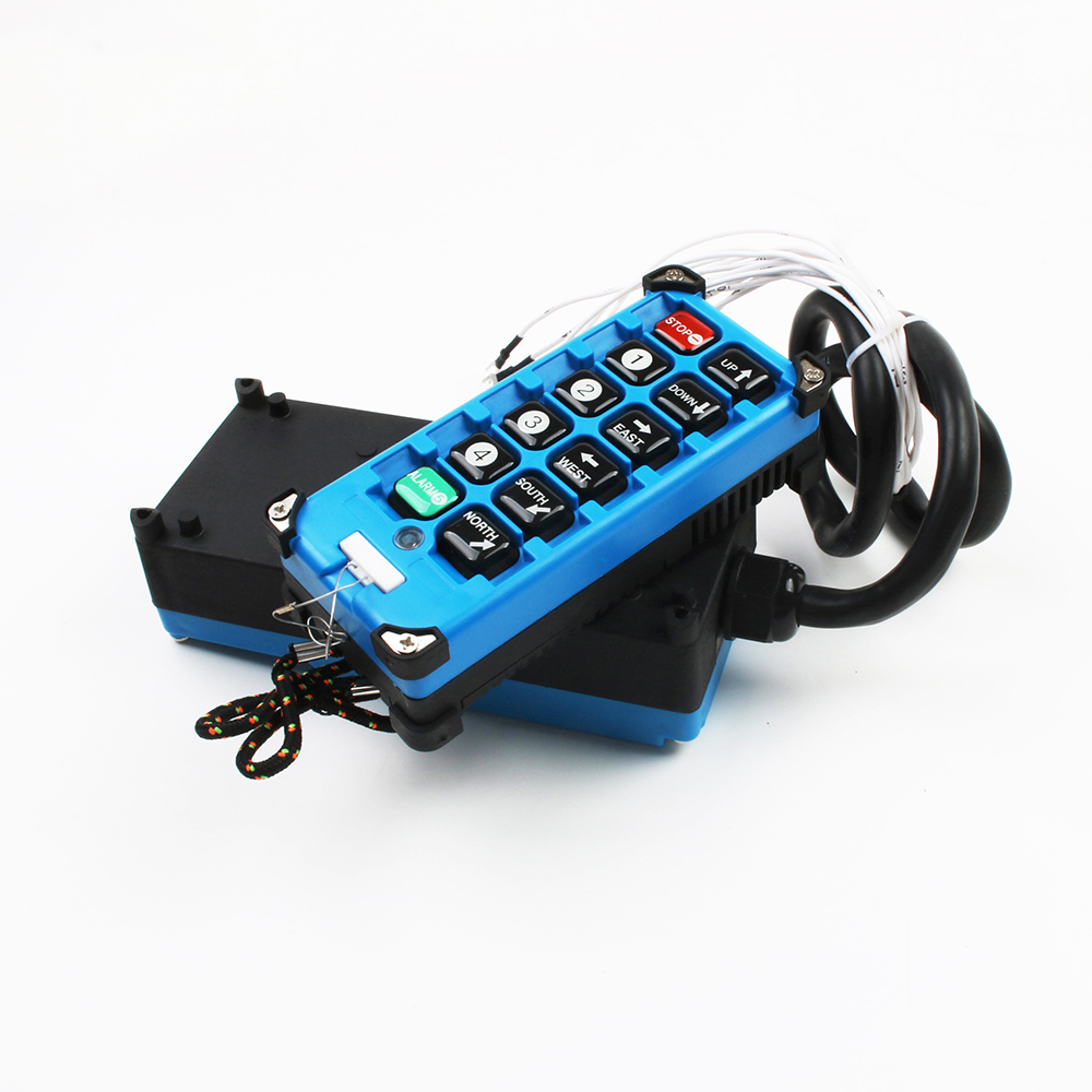 F21-E2B-8 industrial remote controller switches 10 Channels keys Direction button Hoist Crane Truck Radio Remote Control System