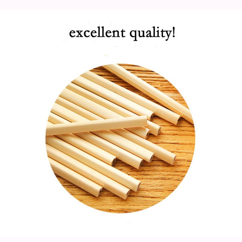 100pcs wood triangle pencil student kids pencils for school writing carpenter children HB pencil graphite
