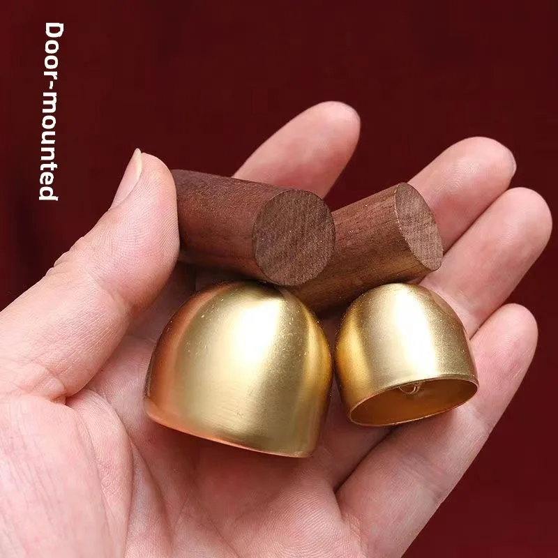 Türklingel aus Holz, handgefertigte Türklingel, japanischer Stil, Türöffnung, Türklingel, Dopamin-Windspiel, Kühlschrank