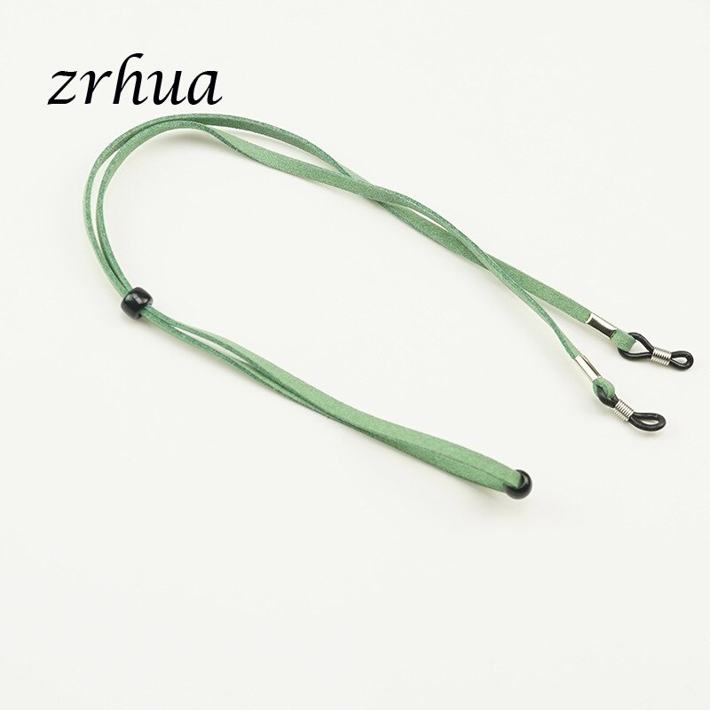 Zrhua briller har på seg holdetråd justerbar solbrillesnor stropp praktisk brilleglass streng lanyard 1pc anti-lost: Grønn