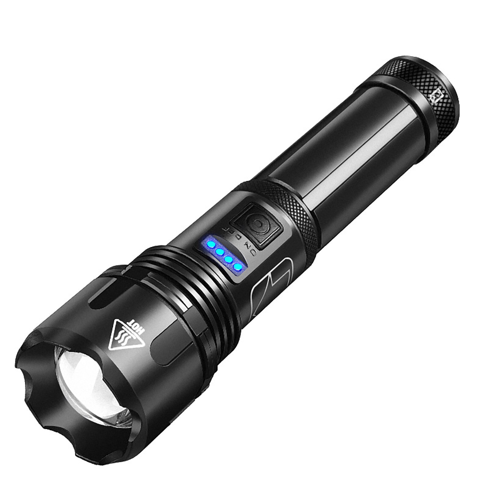 5Mode Powerful LED Brightest Flashlight Torch USB Rechargeable Waterproof Lamp Ultra Brigh Lantern Camping Equipment: Default Title