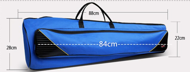 Trombone tas tenor trombone case gig case dikke muziekinstrumenten rugzak Verstelbare Schouderbanden Pocket 10mm gewatteerde: tenor trombone bag