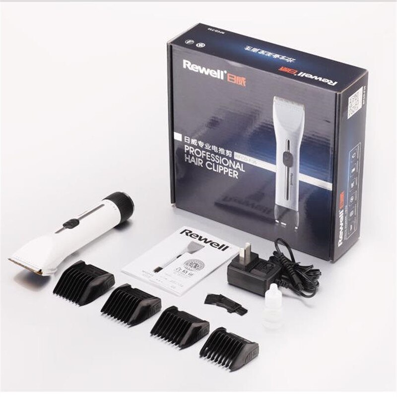 100% Original Rewell F35 tondeuse à cheveux électrique tondeuse à cheveux blanc coupe-cheveux sharp couteaux en céramique 100-240v: F35 / Ue Plug
