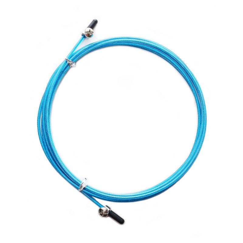Fil d'acier avec vis pour cordes à sauter, 3m, rechange, Crossfit, câble métallique remplaçable, corde à sauter de vitesse: Blue