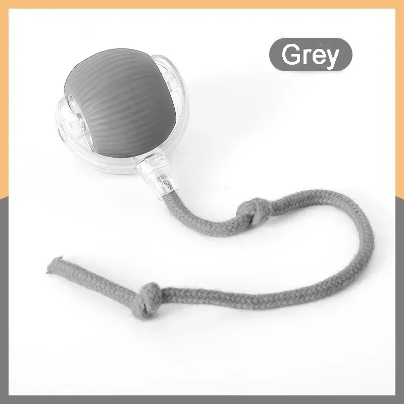 Bola rodante automática interactiva inteligente recargable para mascotas, productos para mascotas, juguete eléctrico con pelota para perros, cola simulada para gatos: Verde