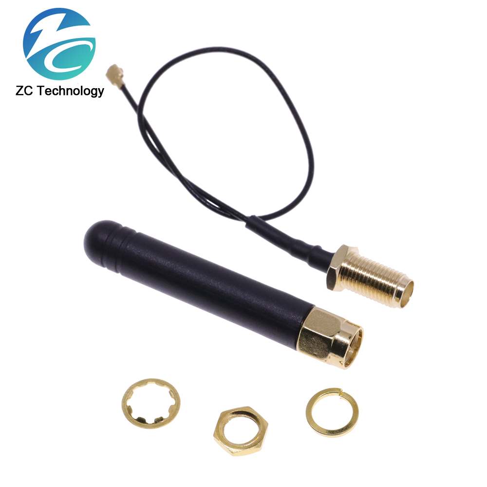 868MHz Antenne Lora Lorawan pbx 5dbi sma Stecker gsm iot Antenne Antenne wasserdichtes RP-SMA/u. fl Zopf-Kabel