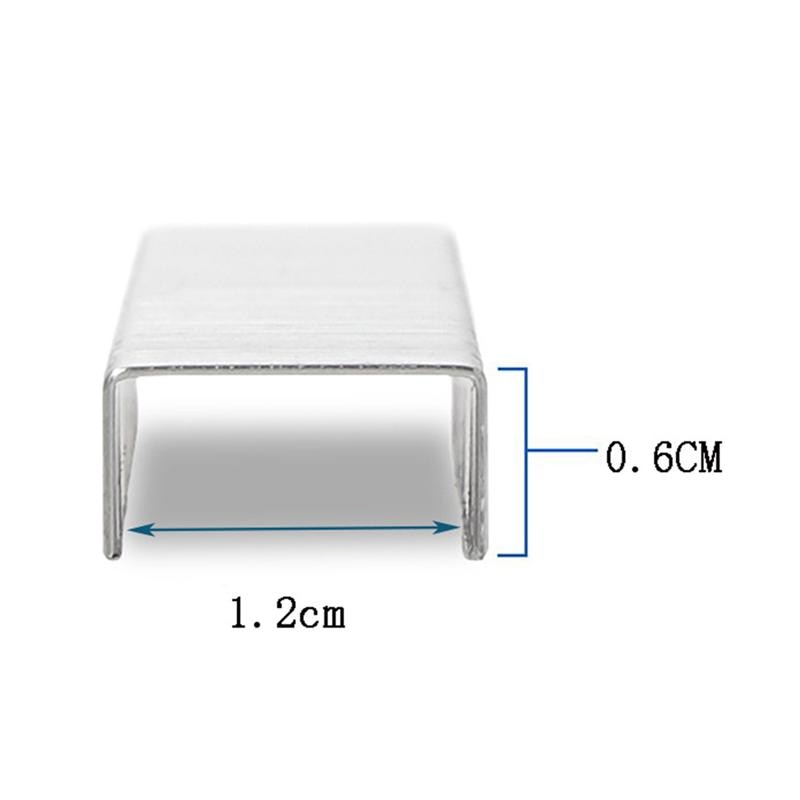 10 boxen Allgemeine Verwendung Größe 12 Desktop Heftklammern Büro Verbindliche Lieferungen Metall U Nagel Staple Für Manuelle Nagel Hefter (1000 teile/schachtel)