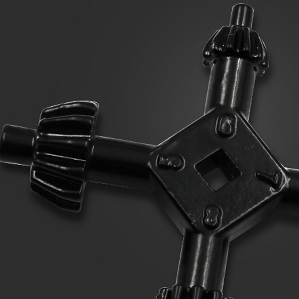 Borr chuck nyckel 4 -vägs borr press chuck chuckar universal kombination handverktyg tillbehör 4 in 1 fit borr