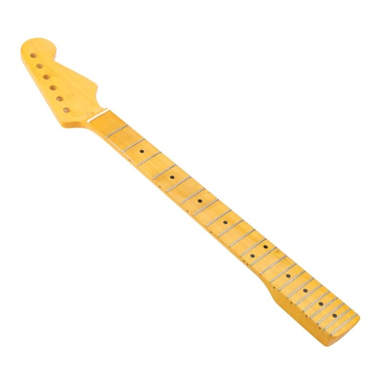 Cuello de guitarra eléctrica de madera de arce, 22 trastes para Fender Tele, piezas de recambio de guitarra, piezas y accesorios, 1 ud.