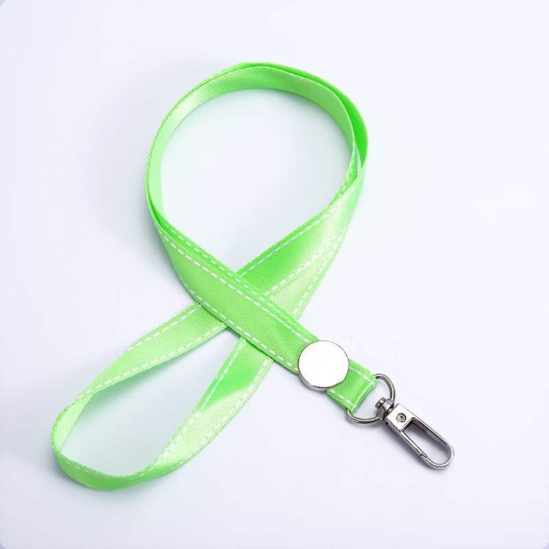 Effen Kleur Lanyard Badge Id Kaarthouder Neck Strap Key Houder Draagkoorden Lanyard Kantoor Schoolbenodigdheden Accessoire: Light Grey