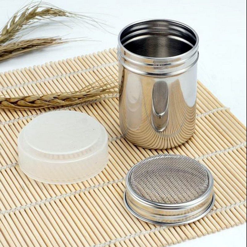 1Pc Classic Rvs Koffie Shaker Filter Chocolade Suiker Cacao Zeefje Poedersuiker Kaneel Zeef Keuken Gereedschap