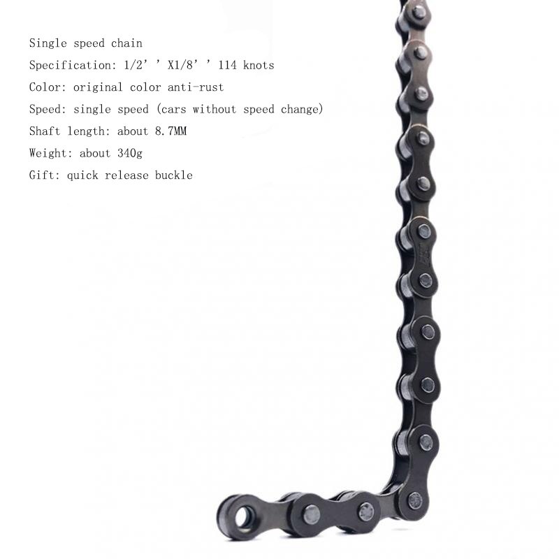 Mountainbike Ketting 8 Speed 9 10 12 Speed Racefiets 21 24 27 30S Variabele Speed Ketting 116 stukken: Single speed