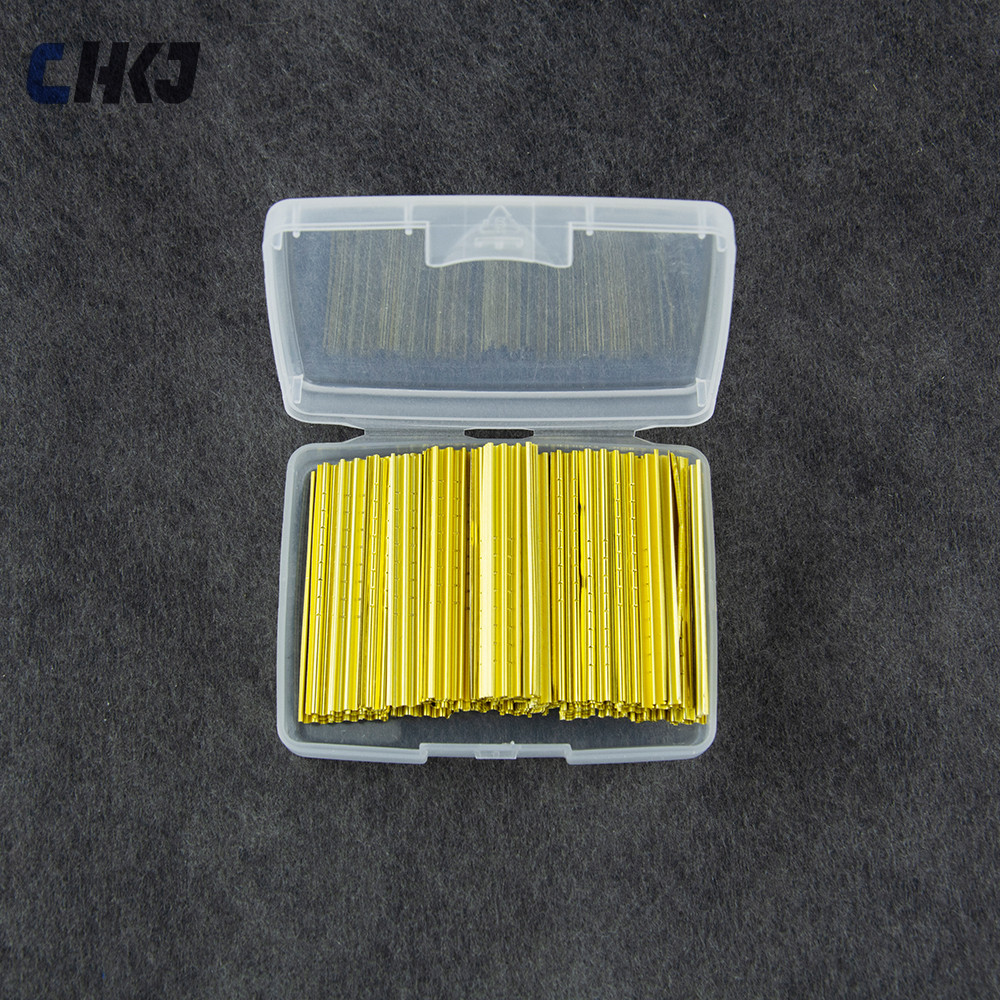 Chkj 100 Stks/partij Hand-Made Gouden Afgewerkte Tin Folie Strips Zeer Zorgvuldige Afwerking Gouden Afgewerkte Tin Folie Strips