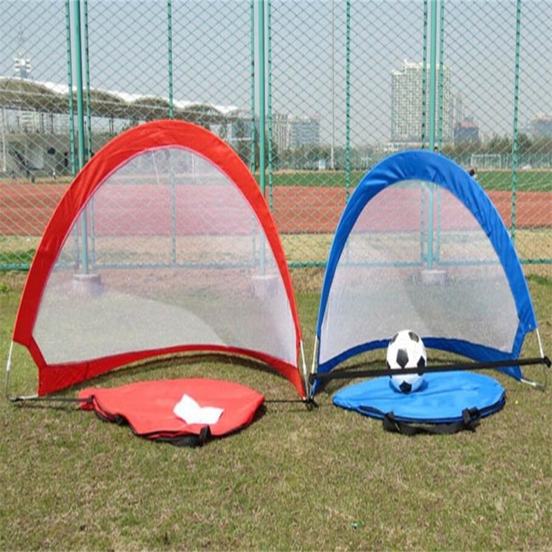 1 stykke foldbart fodboldnet målport ekstra robust fodboldbold træningsport børnestuderende fodboldmål