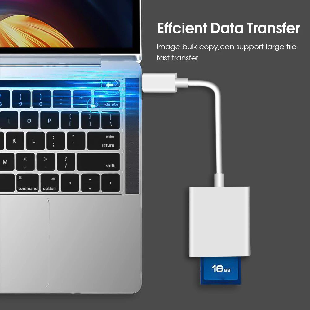 Kebidumei 2 in 1 speicherkartenleser usb 3.1 typ c otg secure digital flash-speicher für laptop-adapter für handys