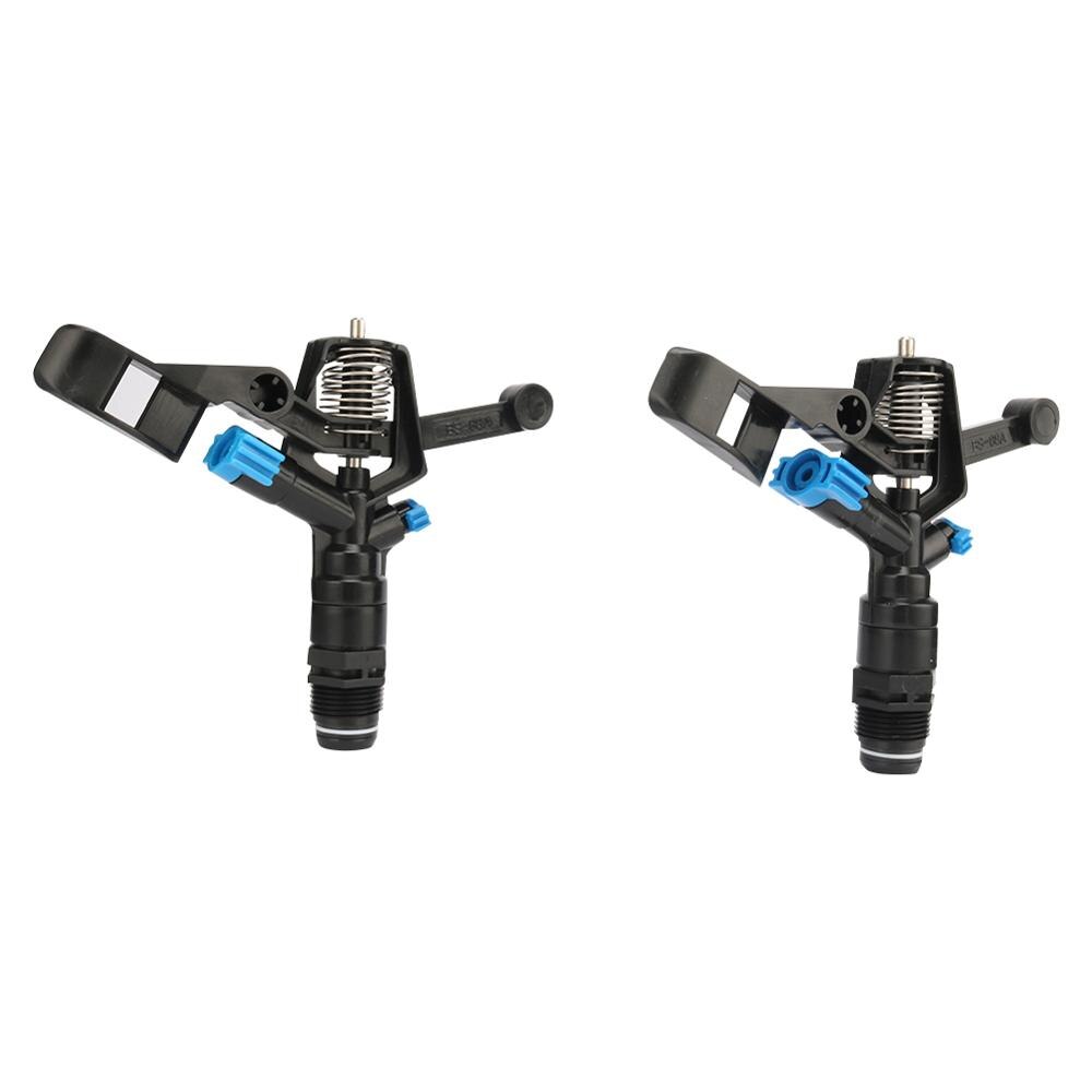 Garden Irrigation 3/4" Male Thread Rotating Spray Jet Sprinkler 360 Degree Agriculture Farm Lawn Automatic Watering Nozzles 1 Pc