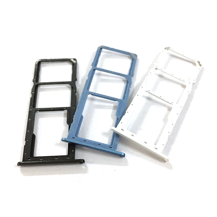 100PCS Sim Tray Holder For Samsung Galaxy A11 A115F SIM Card Tray Slot Holder Adapter Socket Repair Parts