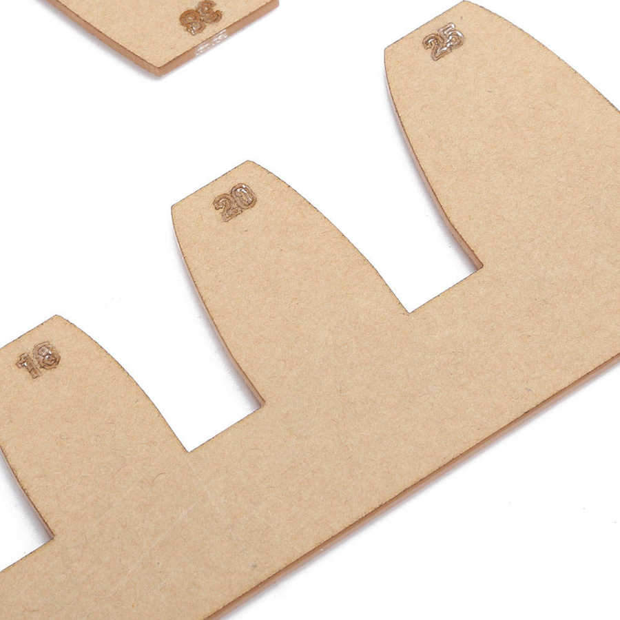 2Pcs Leather Acrylic Template Leather Acrylic Template DIY Hand‑Made Craft Belt Sword Tail Tail Stencil Tools DIY Stencil Sewing