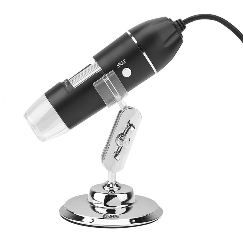 Loupe de Microscope de LED 50X-500X 0.3MP USB pour le Microscope de téléphone d'ordinateur numérique