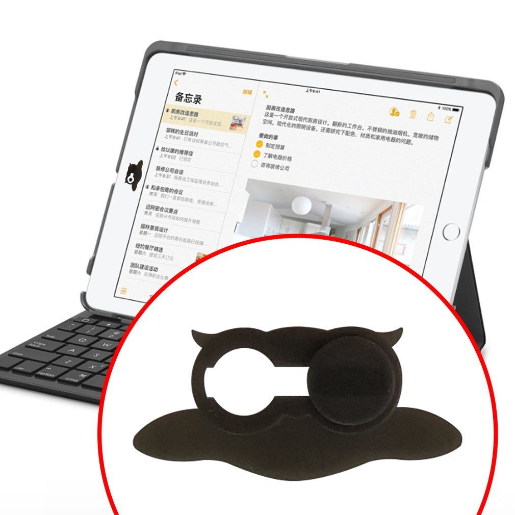 3 In 1 Uil Vorm Webcam Cover Sluiter Magneet Slider Plastic Camera Cover Voor Web Laptop Voor Pc Tablet Privacy