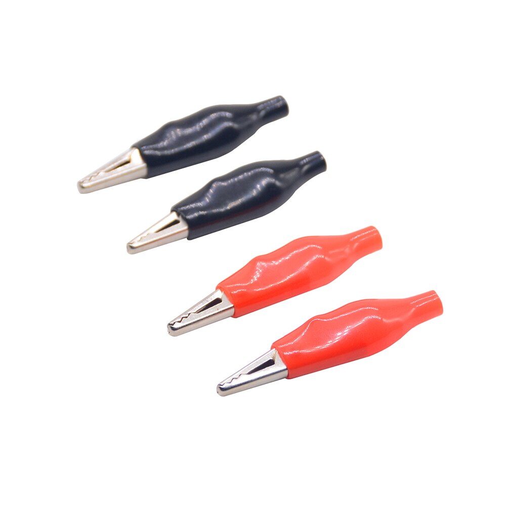 10 PCS/Set 28mm Alligator Leads Crocodile Test Clip for Electrical Jumper Wire Cable