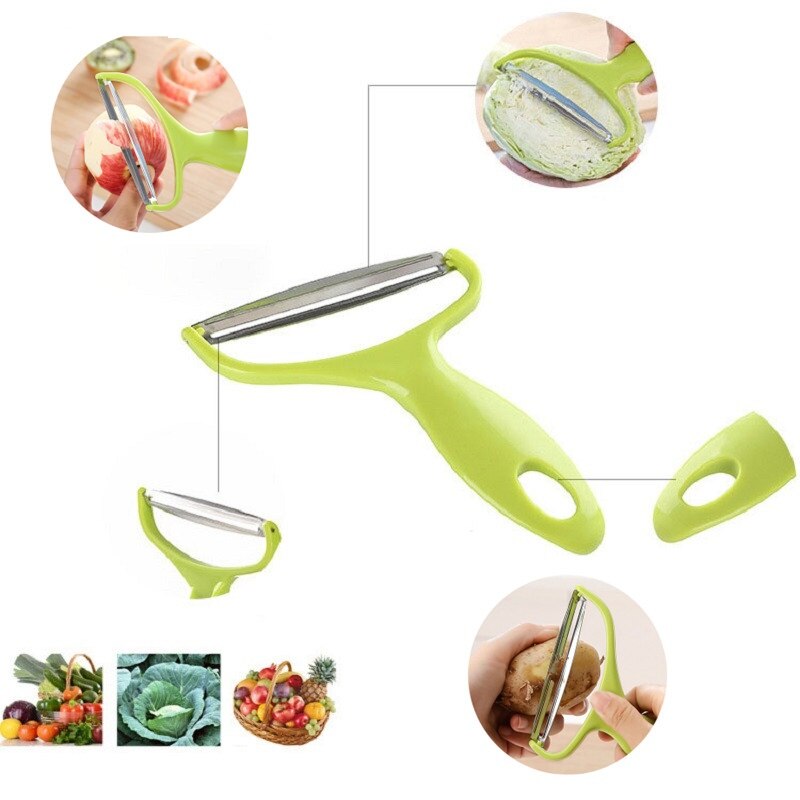 Keukenaccessoires kool fruit snijder roestvrij staal groente raspen fruit dunschiller aardappel mes voor keuken gadgets gereedschap