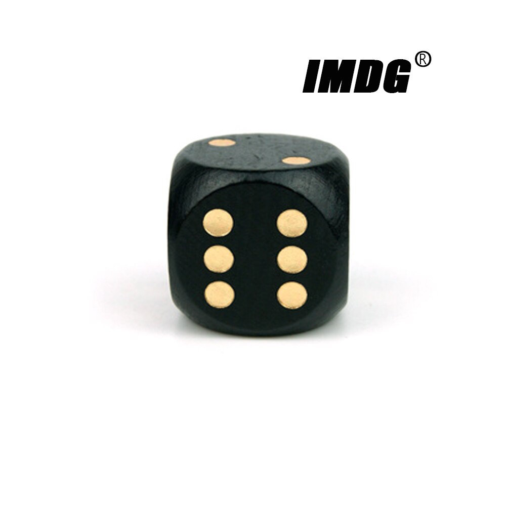 Wood Dice 5cm Large Size Colorful Solid Dotted Rounded Entertainment Game Props