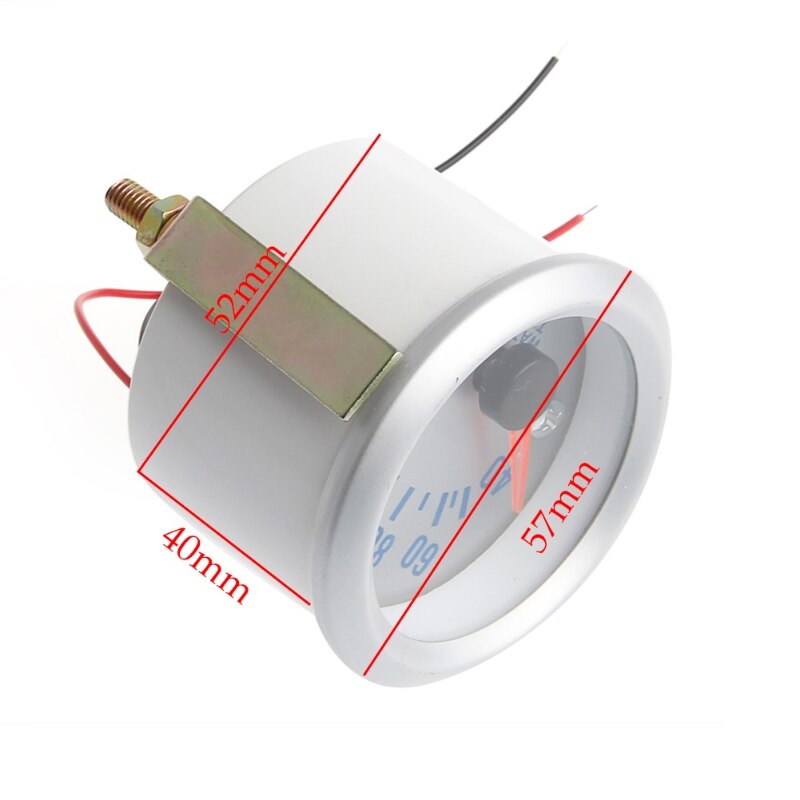 Indicador Digital eléctrico para coche, medidor de temperatura del agua, 2 pulgadas, 52mm,