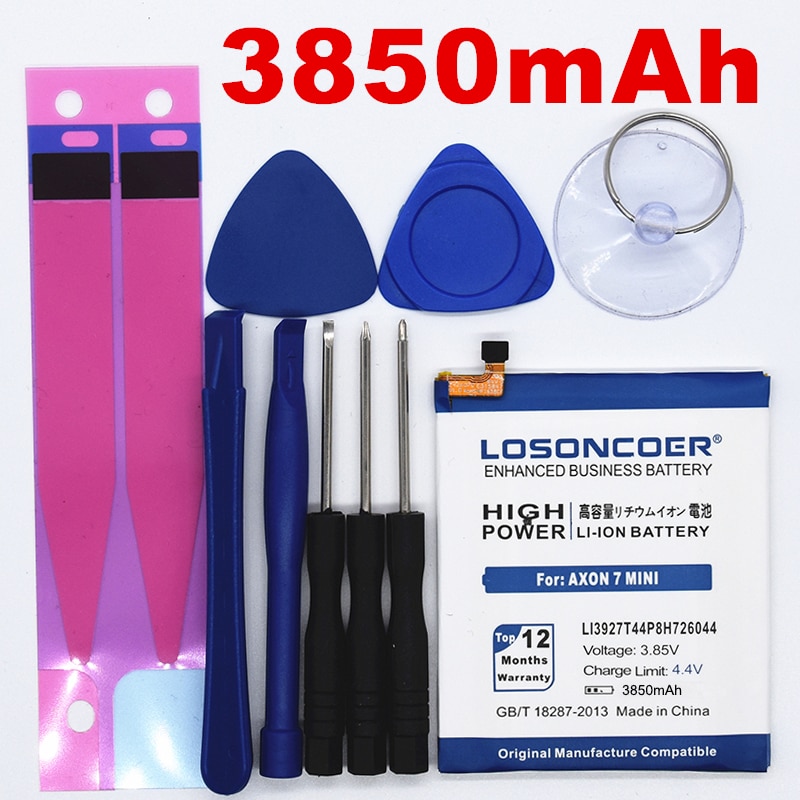 LOSONCOER 3850mAh Battery for ZTE Axon 7 Mini - Compatible Replacement Li3927T44P8H726044 Phone Battery