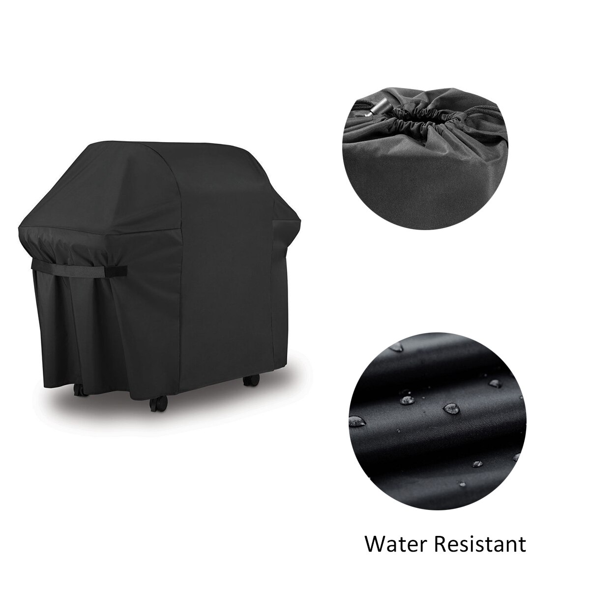 Bbq cover udendørs støv vandtæt weber grill cover regn beskyttende grill cover til weber 7107 genesis 300 series gasgrill