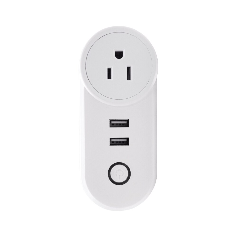 Lonsonho Zigbee 3.0 Smart Plug Dual USB Smart Socket EU US UK Outlet 16A Compatible ZHA Zigbee2MQTT Tasmota deCONZ