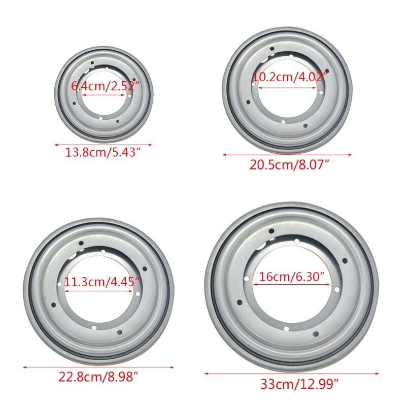 GXMA Round Rotating Bearing Plate Lazy Susan Turntable Swivel Base Heavy Duty Ball Bearing Hardware for DIY Project