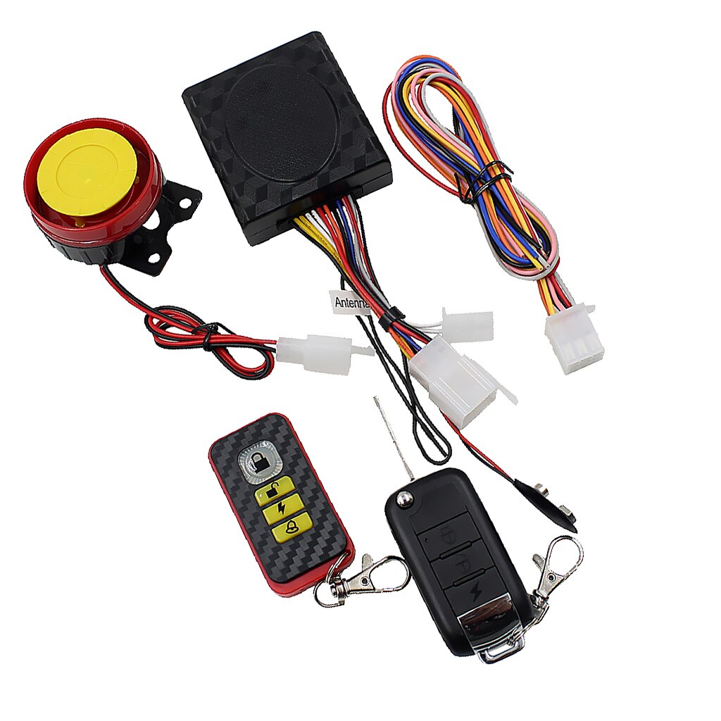 12V Motorrad Rolle Sicherheit Bausatz Alarm Anti-Entführung Abschneiden Fernbedienung Motor- Starten