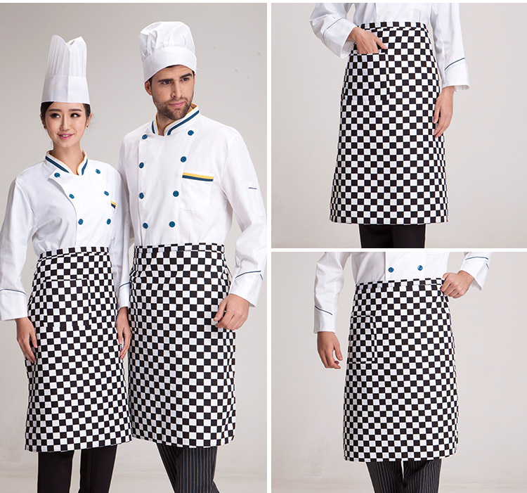 Delantales de Chef para restaurante, cocina, camareros, prons, pick color