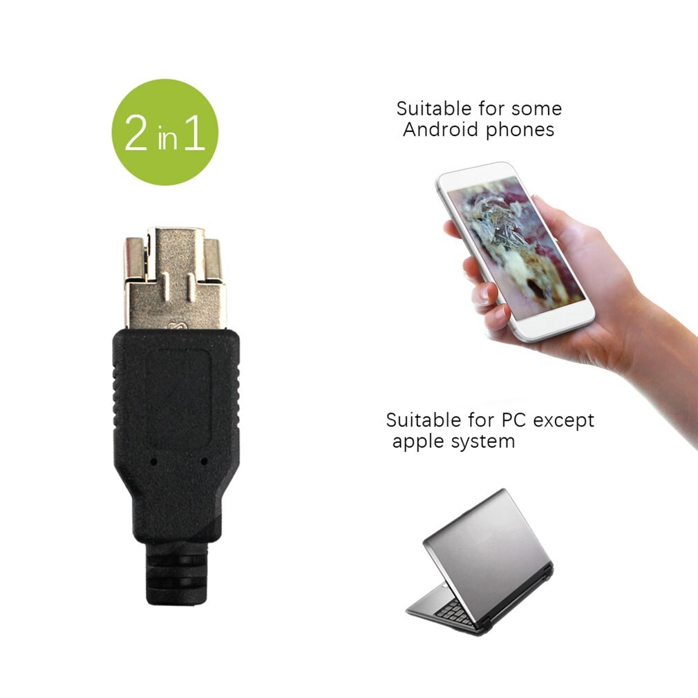 PVC Resin USB Ear Cleaning Tool Ear Cleaning Endoscope HD Visual Ear Spoon Multifunctional Earpick Ear Spoon Health Care: 2 In 1